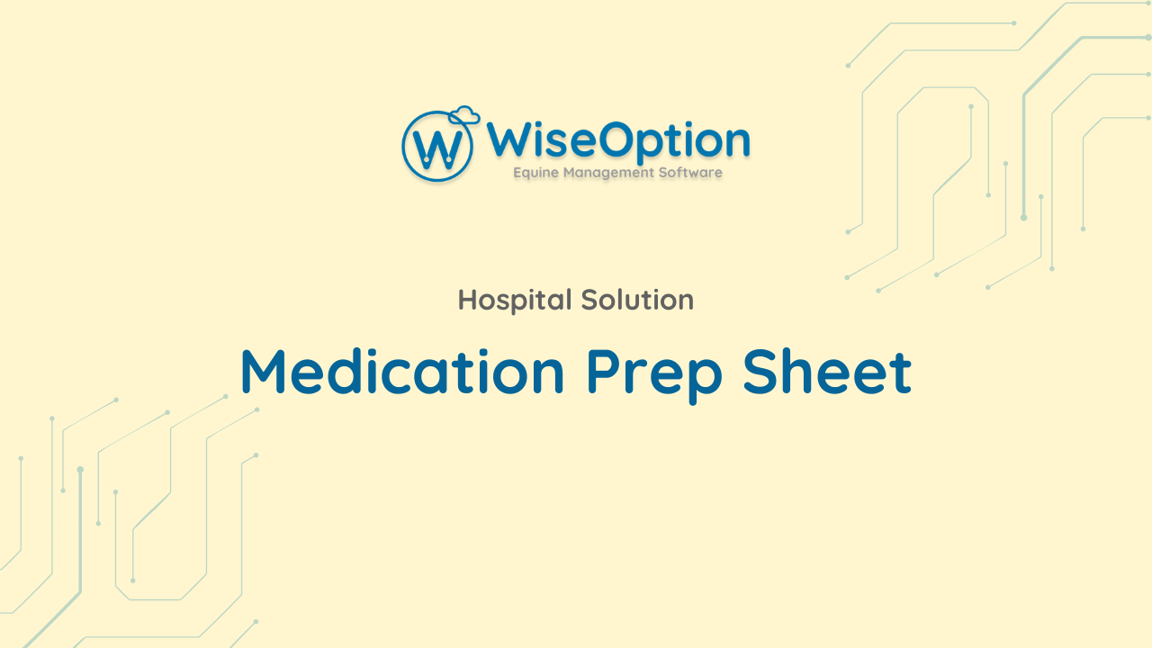 Medication Prep Sheet